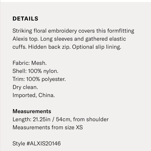 Alexis Embroidered Top
